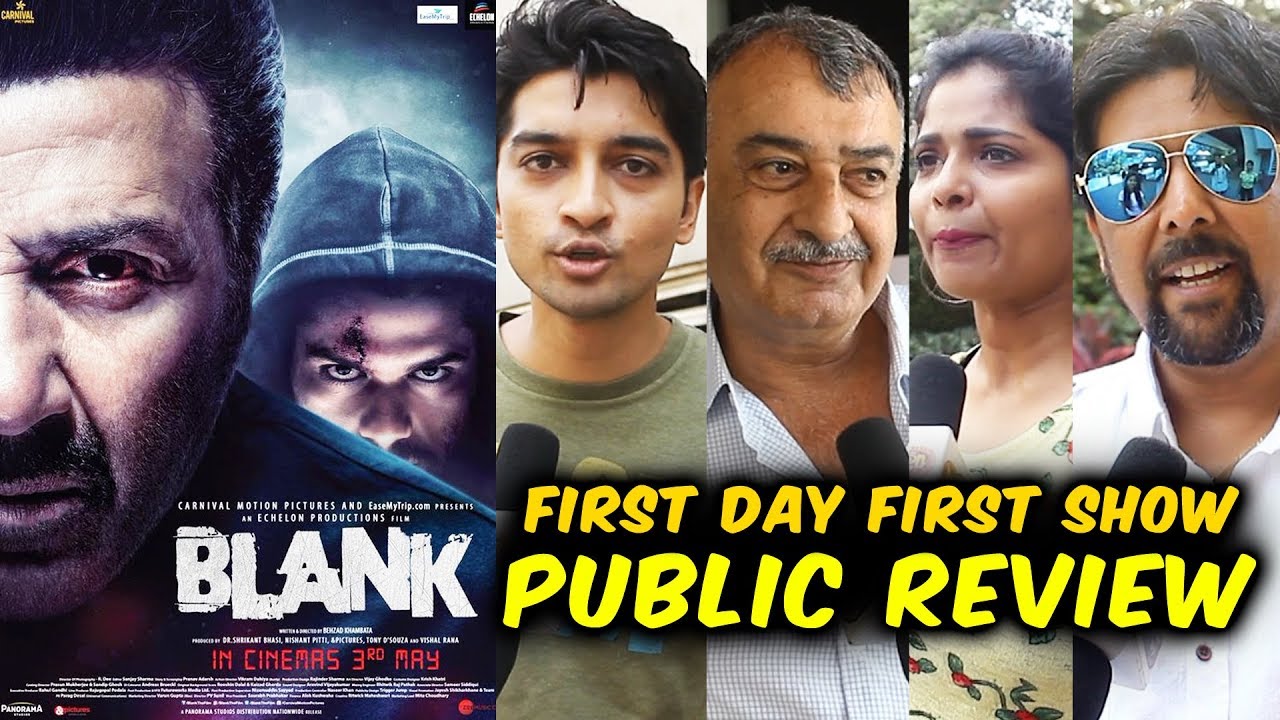 BLANK Public Review | First Day First Show | Sunny Deol, Karan Kapadia, Ishita Dutta salman khan song