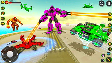 Ant Robot Car Game - Super Car Robot Game -  Android Gameplay