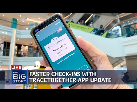 Faster TraceTogether check-ins with simpler verification steps | THE BIG STORY