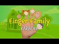 Finger family karaoke  instrumental with lyrics for kids