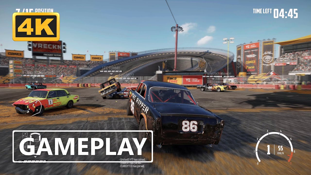 Wreckfest Multiplayer Xbox Series X Gameplay 4K [NEW PATCH]