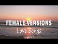 BEST FEMALE VERSIONS ( Lyrics )  CLASSIC OPM ALL TIME FAVORITES LOVE SONGS