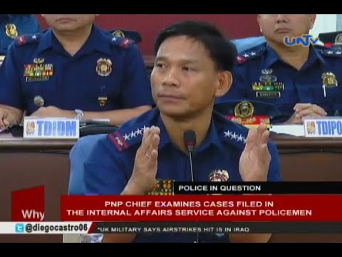 PNP chief examines cases filed in the internal affairs service vs policemen