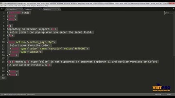 HTML5 05 - Type mới trong thẻ input