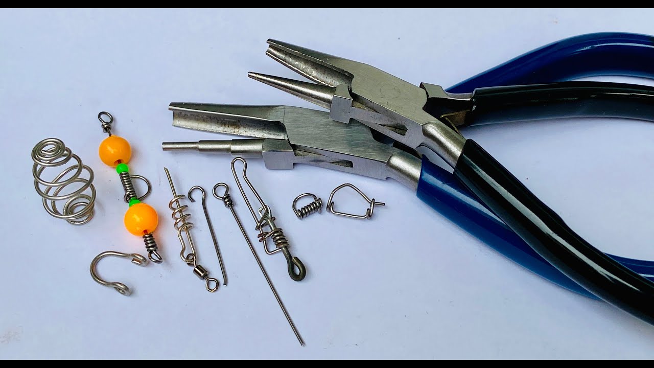 How use concave & round nose metal line pliers كيفية استخدام كماشة خط