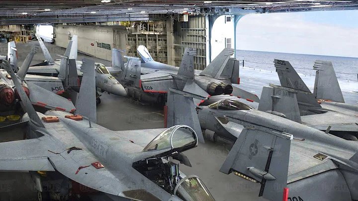 A day in life of an Aircraft Carrier Hangar in Middle of the Ocean - DayDayNews