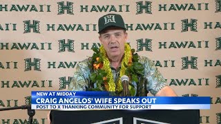 University of Hawai’i Athletic Director’s wife responds to support after dismissal on social