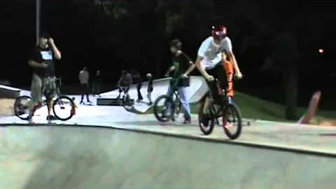 kenneth burnette bowl riding at odessa skatepark