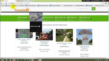 Tavelo.id - Aplikasi GIS Wisata di Kota Semarang - With Bootstrap 3.0 - Website Tutorial Part 2