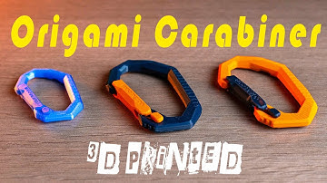 3D Printed  Multi Color Carabiner  ||Cr-10 V2 || 4K Timelapse