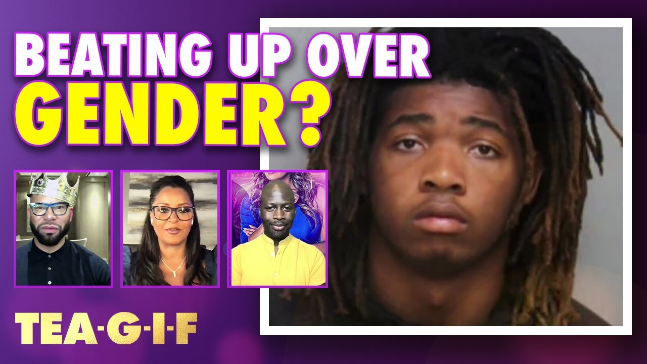 College Football Player Beats up Partner over Gender | Tea-G-I-F