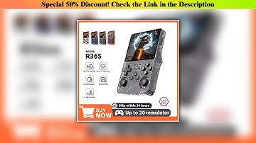 Must Buy Open Source R36S Retro Handheld Video Game Console Linux System 3.5Inch IPS Screen Mini Po