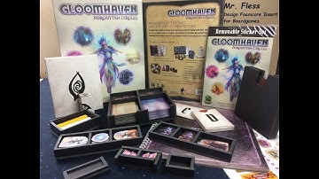 Unboxing & Blueprint: Gloomhaven Forgotten Circles (Custom Foamcore Insert / Organizer)