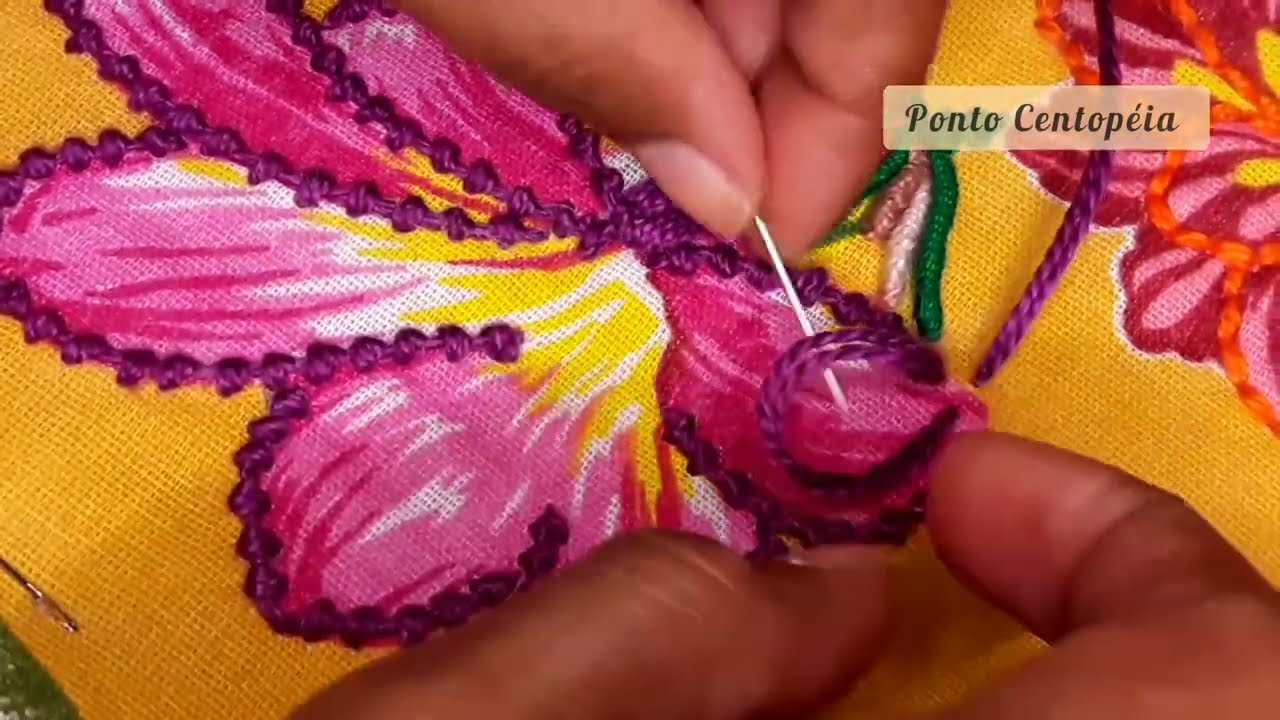 Bordando em chita com a Nice!