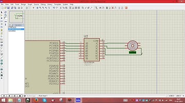 Interfacing of Unipolar Stepper Motor through AVR in ISIS Proteus