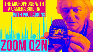 A Microphone With A Built In Camera- Zoom Q2N