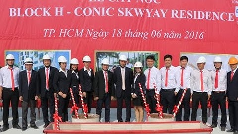 FBNC - Conic tiếp tục cất nóc block H dự án Skyway Residence