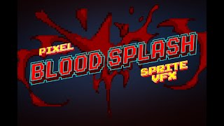 10 pixel blood splash sprite effects