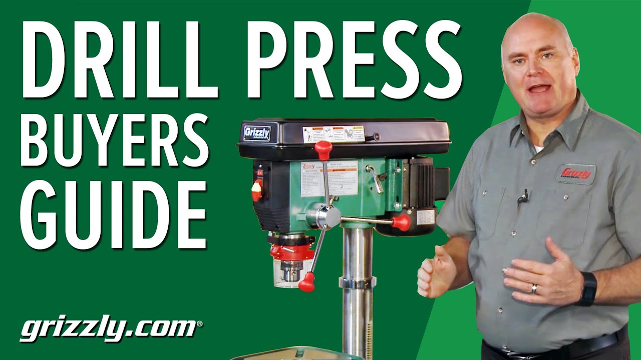 Drill Press Buyers Guide Grizzly 14", 17", and 20" Floor Drill Presses