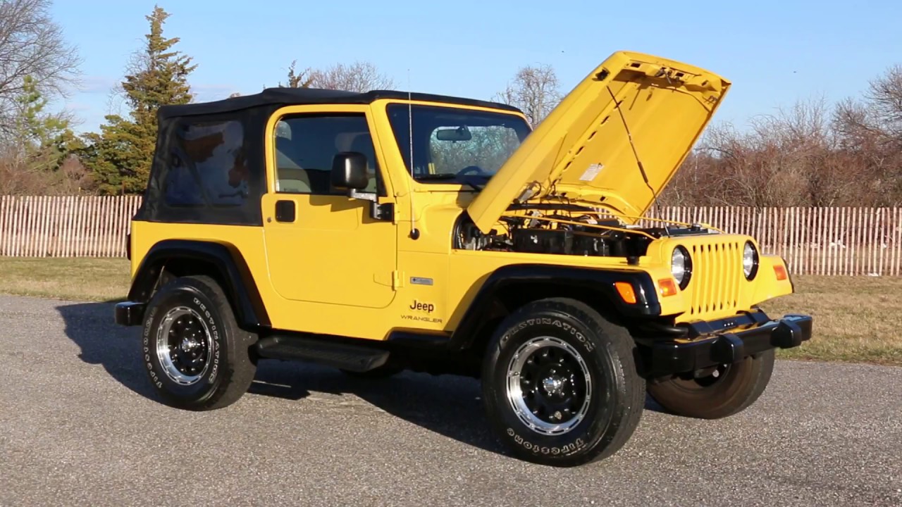 2004 Jeep Wrangler Columbia For Sale~Exceptional~Garaged~NO RUST!! - YouTube
