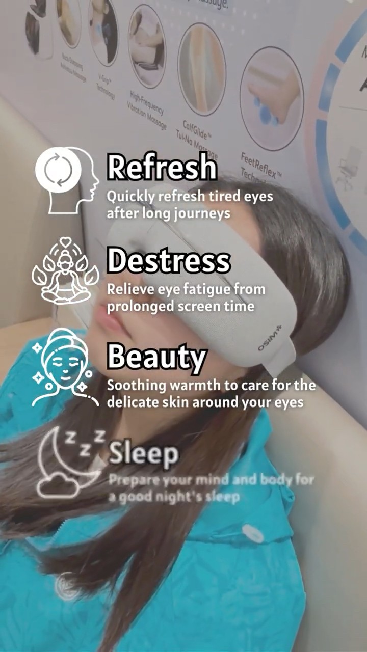 OSIM uVizion Air 2 Eye Massager: Relieve Eye Strain & Relax