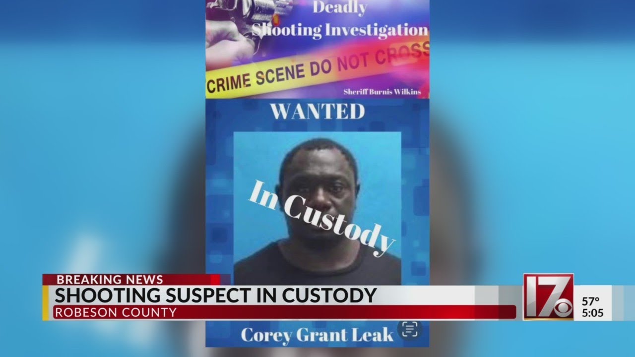 Suspect in custody after multiple people shot in Robeson County - YouTube