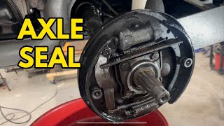 1960 VW Beetle - REPLACING Rear Axle Seal and Brake Shoes