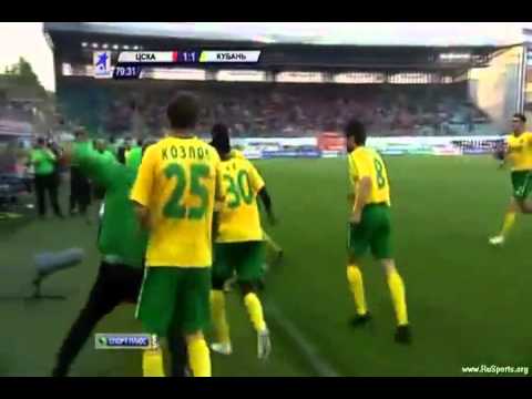 Brilliant Backheel goal S. Davidov (Kuban) vs CSKA...