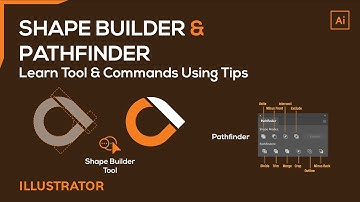Shape Builder Tool Illustrator cc  | pathfinder tool illustrator shortcut | Adobe 2023
