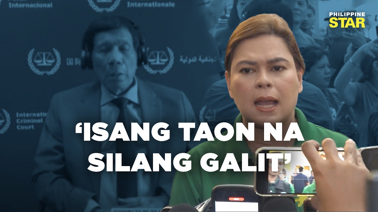 Sara, iginiit na huhupa lamang ang galit ng taumbayan ‘pag naiuwi sa Pinas ang ama mula sa ICC