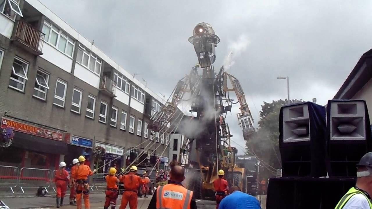 The 'MAN ENGINE' Visits St. Austell, Cornwall