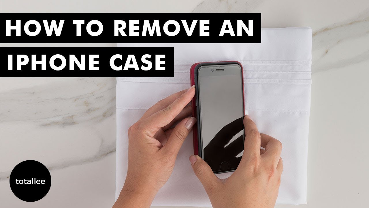 How to Remove an iPhone Case - YouTube