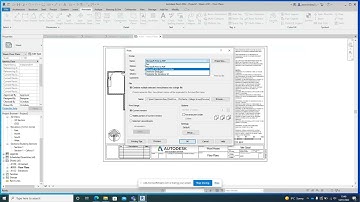 Saving your Revit drawing as a PDF File