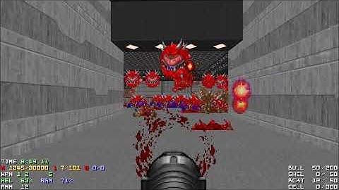Doom 2 Oversaturation Level 1 UV [TAS] with 99.6% in 2:22:58