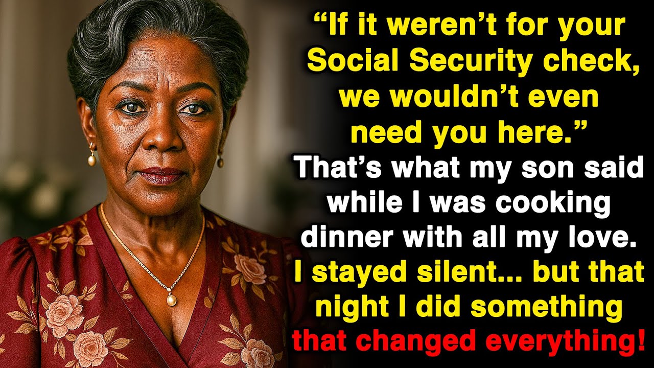 “If it weren’t for your pension, we wouldn’t need you!” my son said… But that same night…