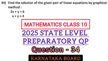 find the solution of the given pair of linear equations by graphical method 2x+y=6 x+y=4