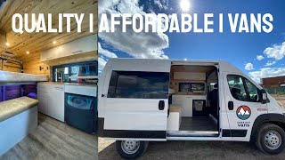 ACCESSIBLE & AFFORDABLE 2020 RAM PROMASTER BUILD TOUR | Dave & Matt Vans #rampromaster #vantour