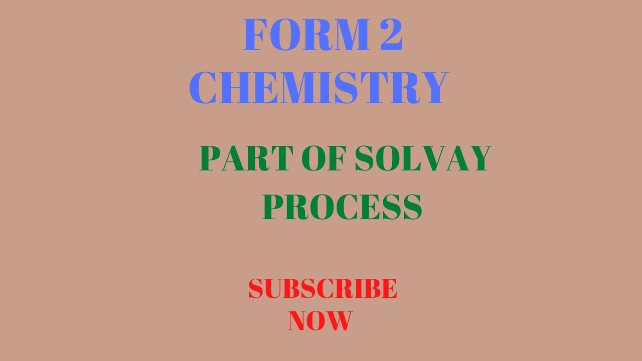 process flowchart คือ  New 2022  FORM 2 Chemistry-Part of Solvay process Flow Chart