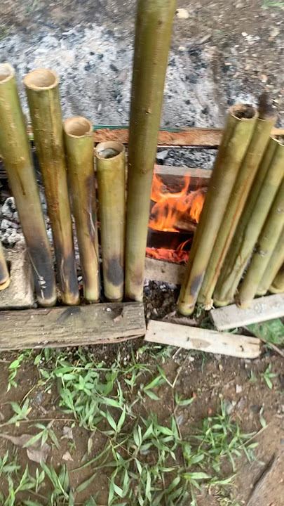 LEMANG TERBAKAR #pov #awharziq #food #lemang