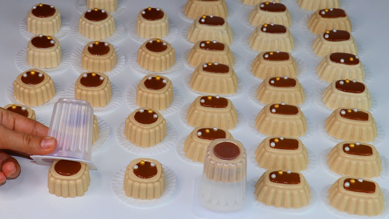 لن تشتري قوالب السيليكون بعد اليوم! ب3 مكونات فقط وبدون فرن حضري حلوة علب الزبادي بشكل راقي بمذاق😋