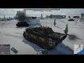 Jagdpanther идет в атаку до последнего снаряда