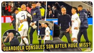 Pep Guardiola CAUGHT Talking to Son After He BURIES Arsenal's Title Dreams! (Man City vs Tottenham)