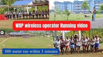 WBP Wireless Operator PMT PET ||  800 meter run within 3 minutes ||  Parade Ground, Ambikanagar