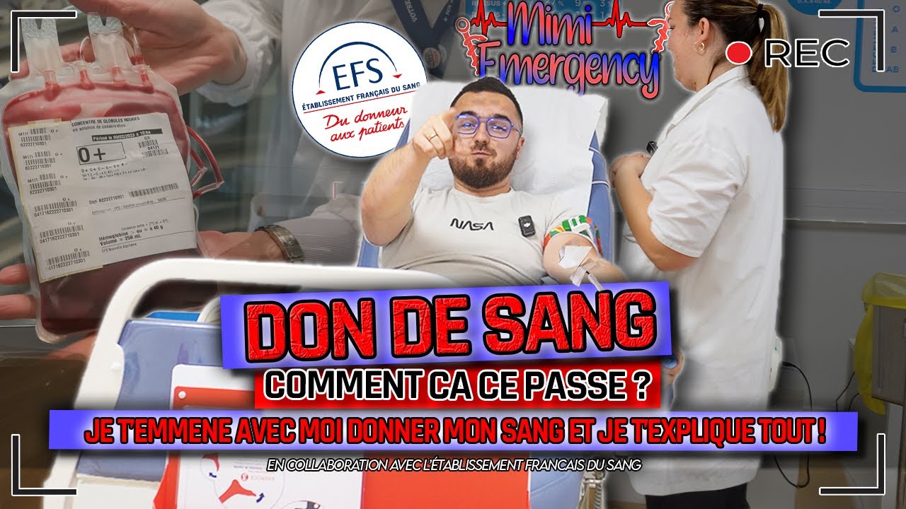 Immersion Don de Sang : Suis-moi à l'EFS ! 🩸