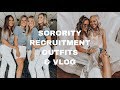 Sorority recruitment vlog  outfits and bid day