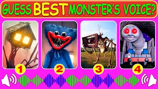 Guess Monster Voice Spider House Head, Huggy Wuggy, Megahorn, Spider Thomas Coffin Dance