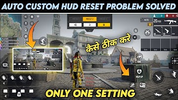 Custom HUD Auto Reset Problem Solution ! How To Fix Custom HUD Auto Reset Problem