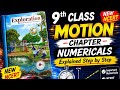 NCERT SOLUTIONS| CHAPTER - MOTION| NEW NCERT