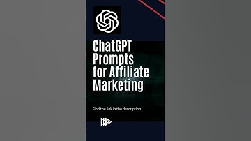 ChatGPT Prompts for Affiliate Marketing  #chatgpt #prompt #promptengineering