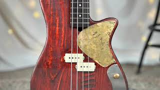 Offbeat Guitars Shelby P 30" Short-Scale Bass with EMG GZR P or PHZ A2 Series-Parallel Sound Samples